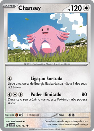 Carta Chansey (133 / 167)