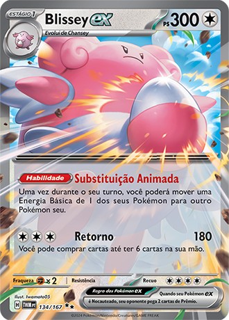 Carta Blissey ex (134 / 167)