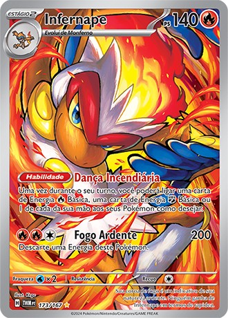 Carta Infernape (173 / 167)