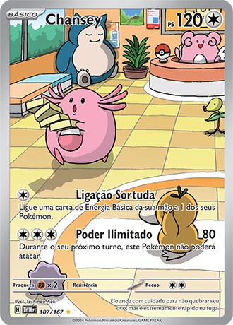 Carta Chansey (187 / 167)