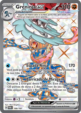 Carta Greninja ex (198 / 167)