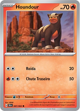 Carta Houndour (7 / 64)