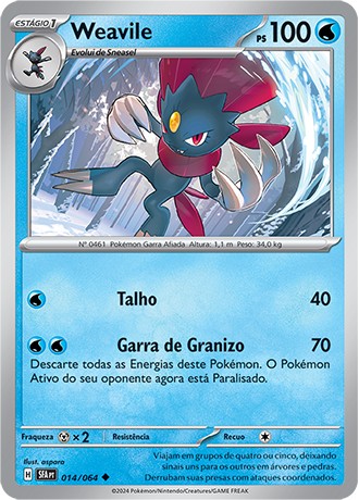 Carta Weavile (14 / 64)