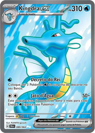 Carta Kingdra ex (80 / 64)