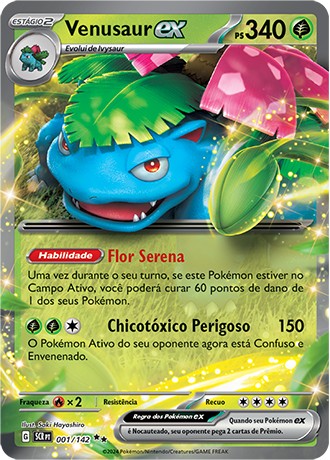 Carta Venusaur ex (1 / 142)