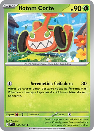 Carta Rotom Corte (8 / 142)