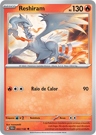 Carta Reshiram (22 / 142)