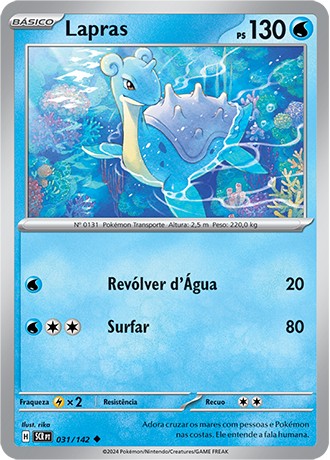 Carta Lapras (31 / 142)