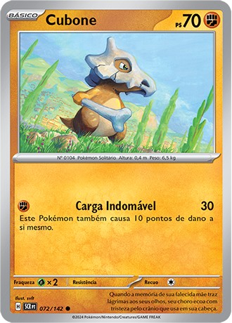 Carta Cubone (72 / 142)