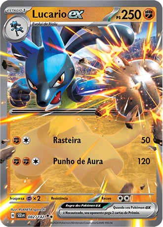 Carta Lucario ex (82 / 142)