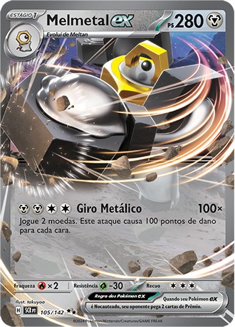 Carta Melmetal ex (105 / 142)