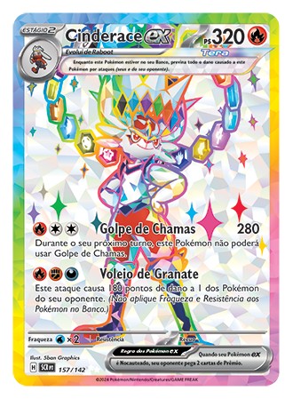 Carta Cinderace ex (157 / 142)