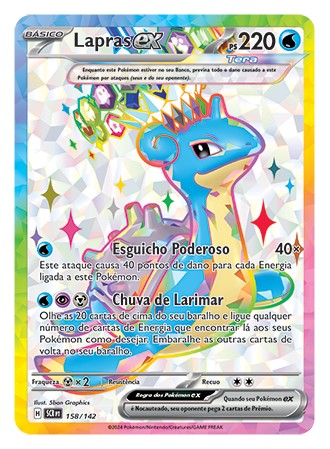 Carta Lapras ex (158 / 142)