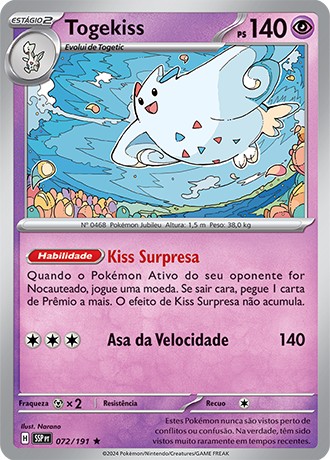 Carta Togekiss (72 / 191)