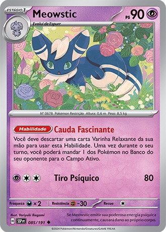 Carta Meowstic (85 / 191)