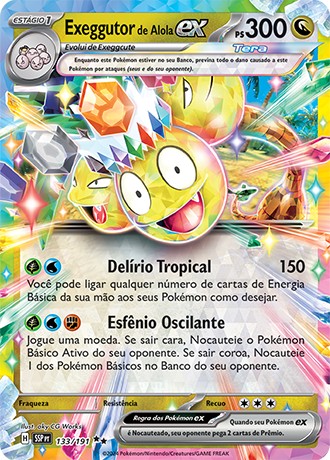 133 / 191 - Alolan Exeggutor ex