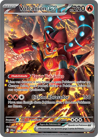 182 / 159 - Volcanion ex