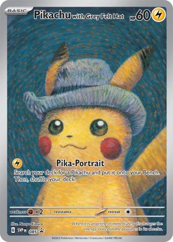 SVP085 - Pikachu with Grey Felt Hat