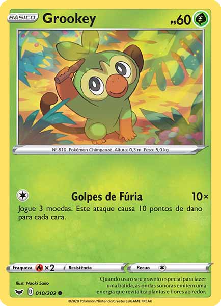 Carta Grookey (10 / 202)