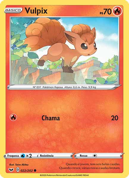 Carta Vulpix (22 / 202)