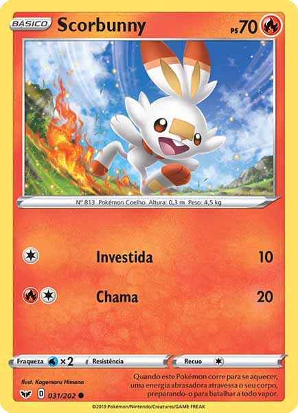 Carta Scorbunny (31 / 202)