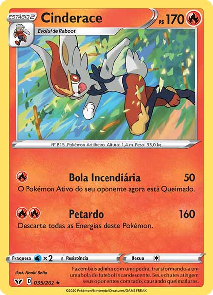 Carta Cinderace (35 / 202)