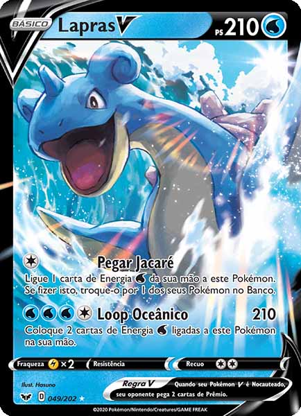 Carta Lapras V (49 / 202)