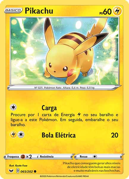 Carta Pikachu (65 / 202)