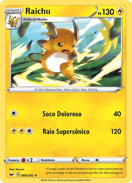 Carta Raichu (66 / 202)