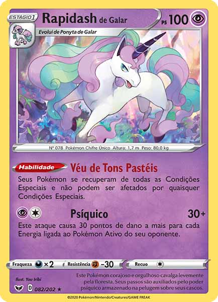 Carta Galarian Rapidash (82 / 202)