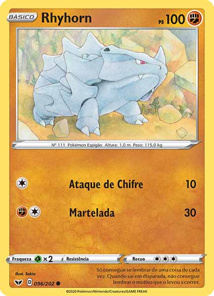 Carta Rhyhorn (96 / 202)