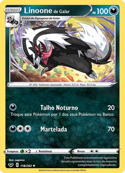 Carta Galarian Linoone (118 / 202)