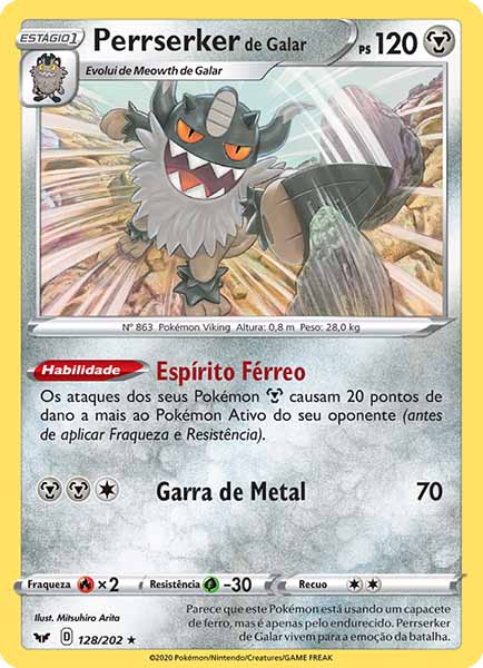 Carta Galarian Perrserker (128 / 202)