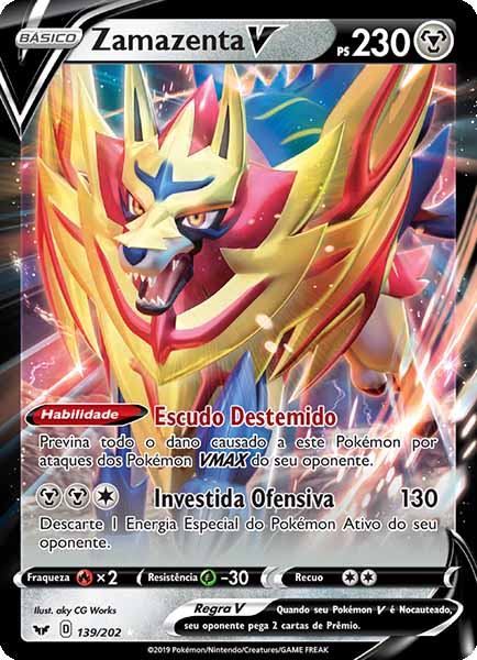 Carta Zamazenta V (139 / 202)