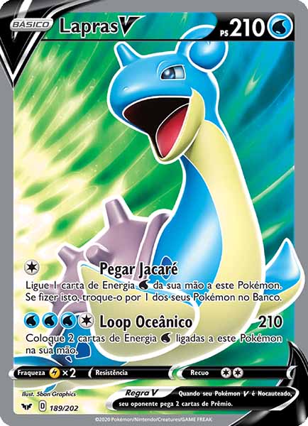 Carta Lapras V (189 / 202)