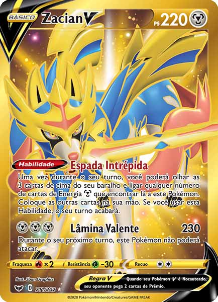 Carta Zacian V (211 / 202)