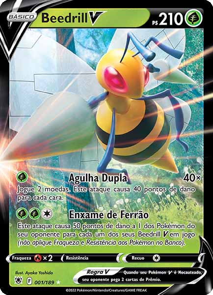 Carta Beedrill-V (1 / 189)