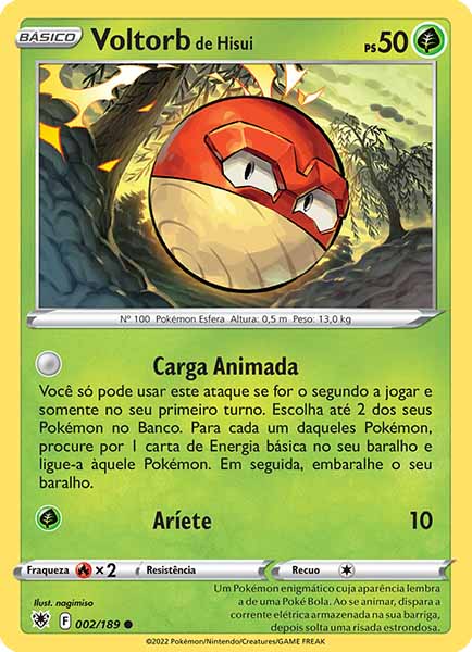 Carta Voltorb de Hisui (2 / 189)