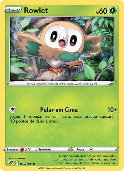 Carta Rowlet (19 / 189)