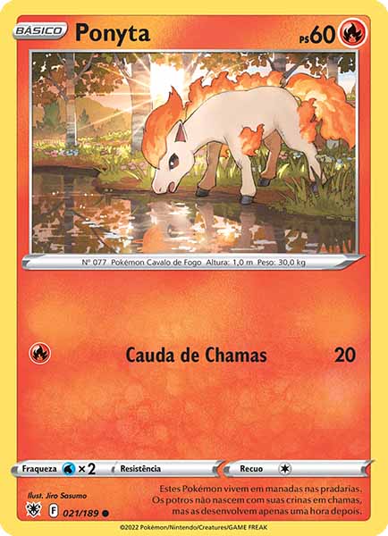 Carta Ponyta (21 / 189)