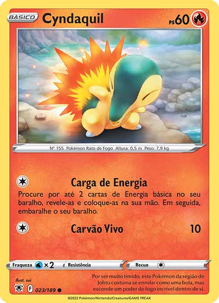 Carta Cyndaquil (23 / 189)