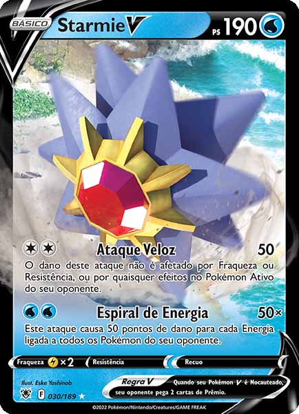 Carta Starmie-V (30 / 189)