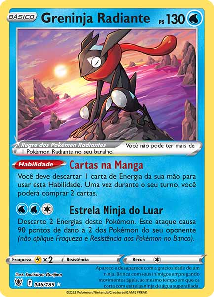 Carta Greninja Radiante (46 / 189)