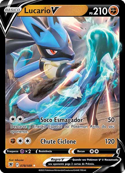 Carta Lucario-V (78 / 189)