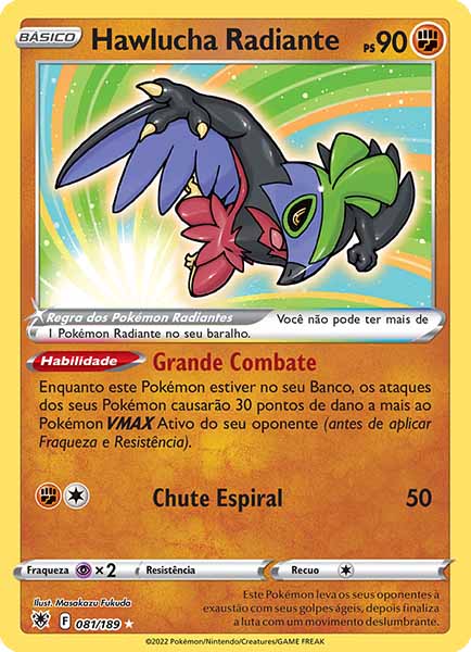 Carta Hawlucha Radiante (81 / 189)