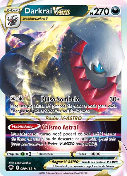 Carta Darkrai-V-ASTRO (99 / 189)