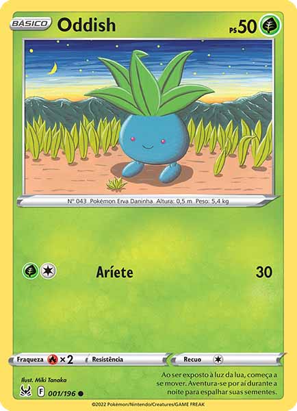 Carta Oddish (1 / 196)