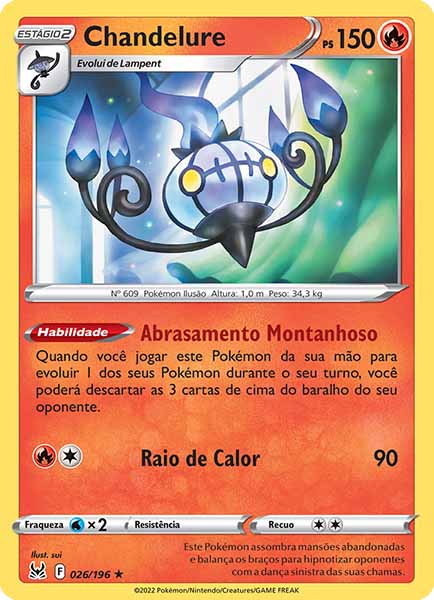 Carta Chandelure (26 / 196)