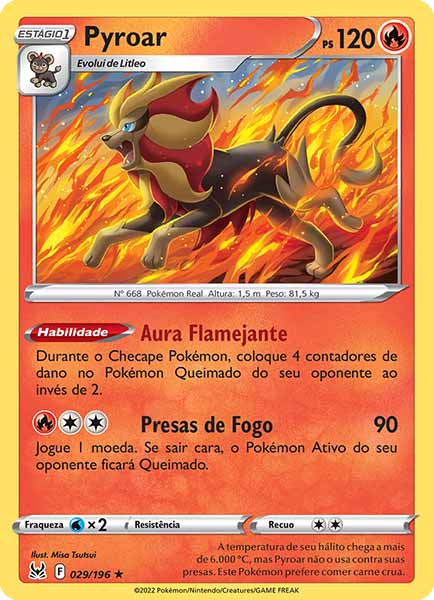 Carta Pyroar (29 / 196)