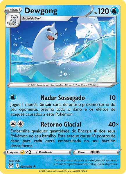 Carta Dewgong (34 / 196)